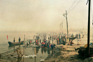 Allahabad Cérémonie sur le Gange